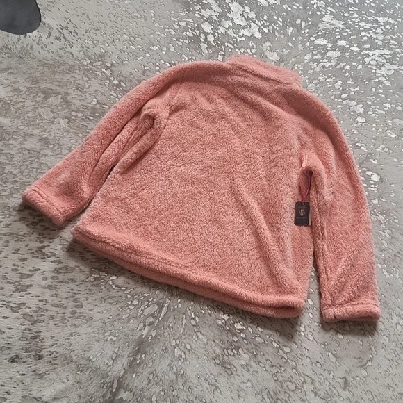 Simply Southern Peach Classic Sherpa Pullover NWT SzXL - Picture 9 of 10